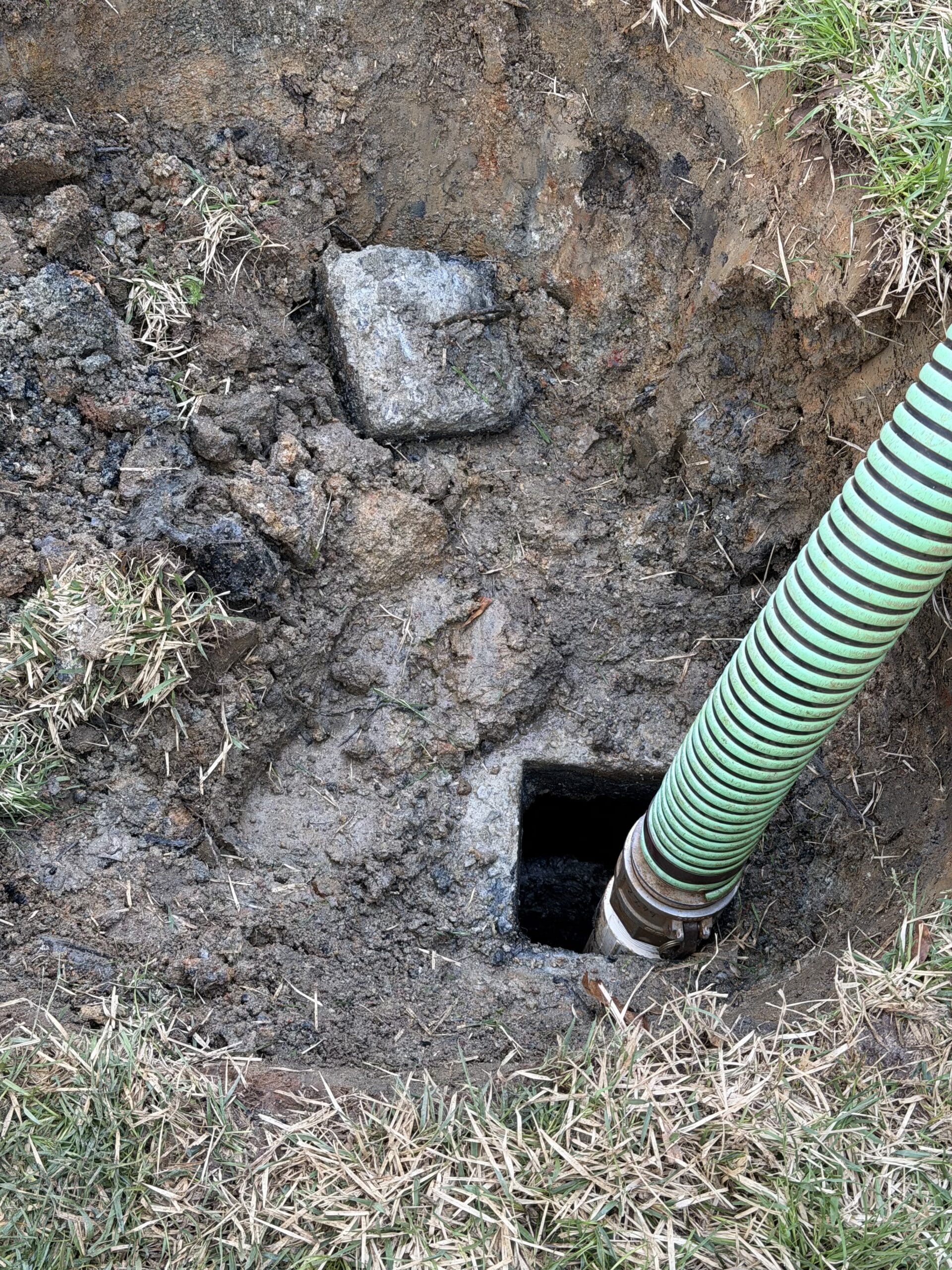 Septic tank pumping